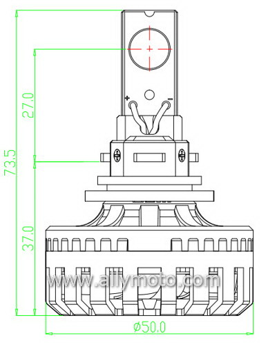 40W LED Headlight A340 9005